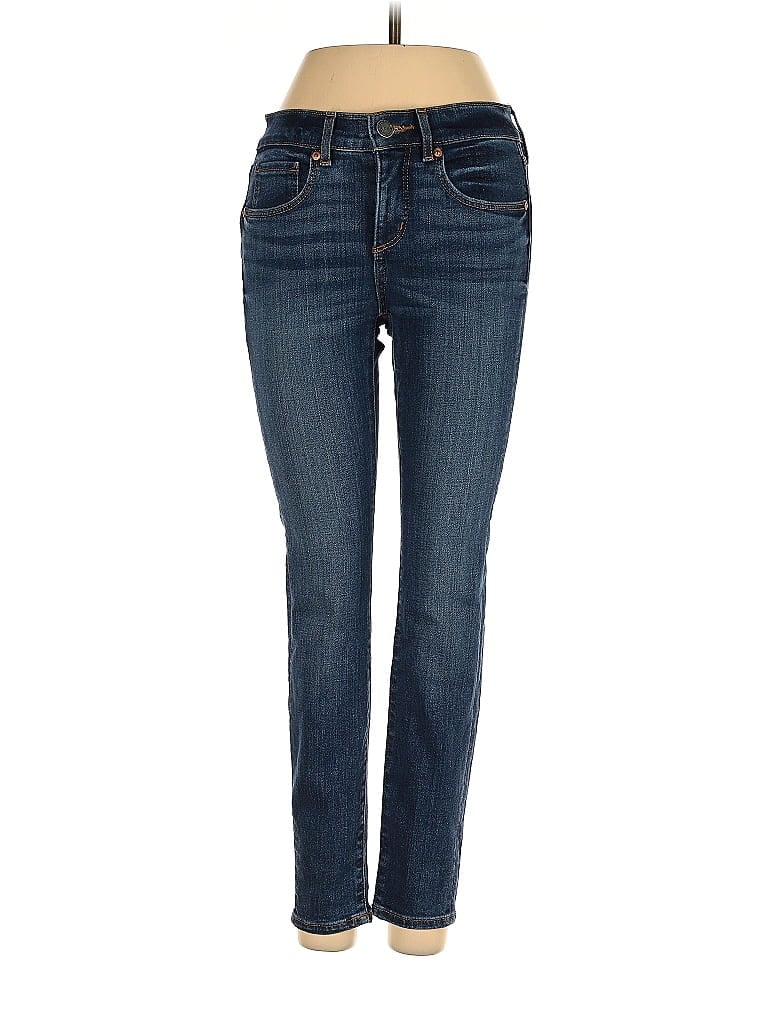 Ann Taylor LOFT Blue Ivory Jeans Size 0 - photo 1