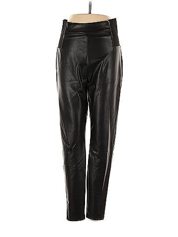 A New Day Black Faux Leather Joggers Size XL  Leather joggers, Black faux  leather, A new day