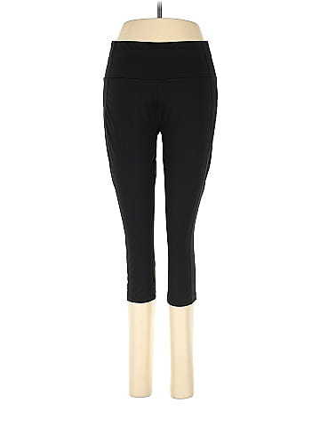 Avia Solid Black Active Pants Size M - 36% off