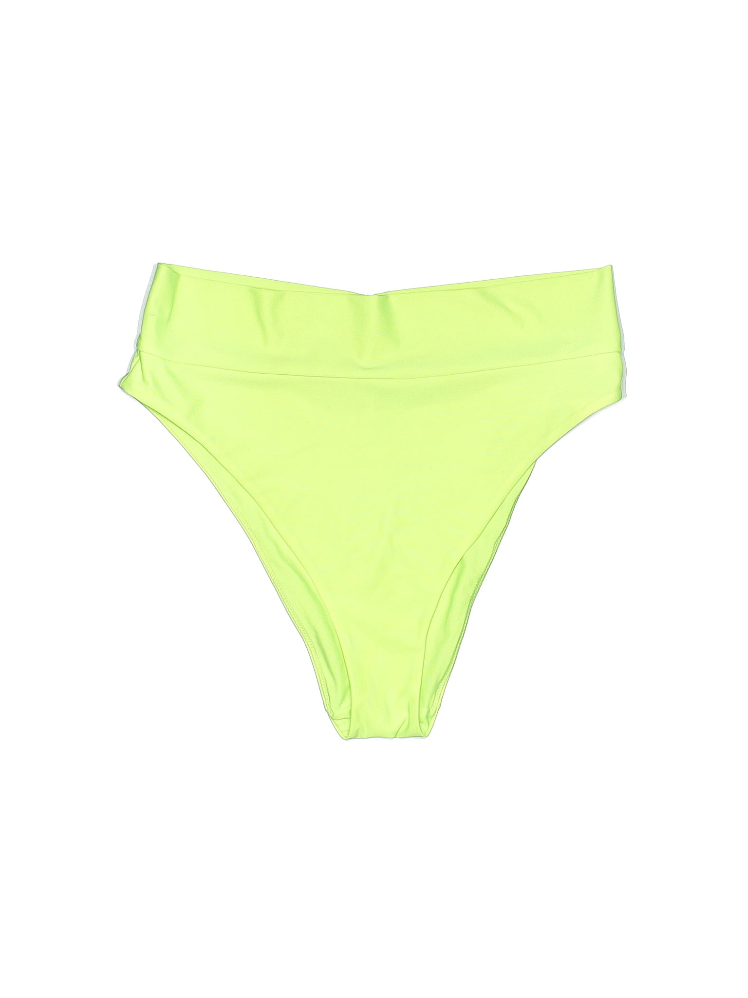 Aerie Solid Green Yellow Swimsuit Bottoms Size L 44 Off Thredup