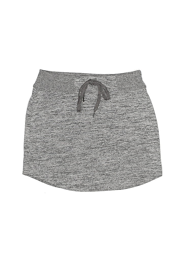 Jupe trapèze courte gris foncé femme