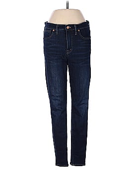 Madewell 9" Mid-Rise Skinny Jeans in Larkspur Wash: TENCEL&trade; Denim Edition (view 1)