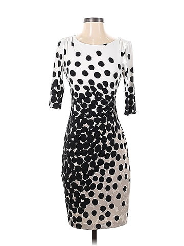 Tahari polka 2024 dot dress