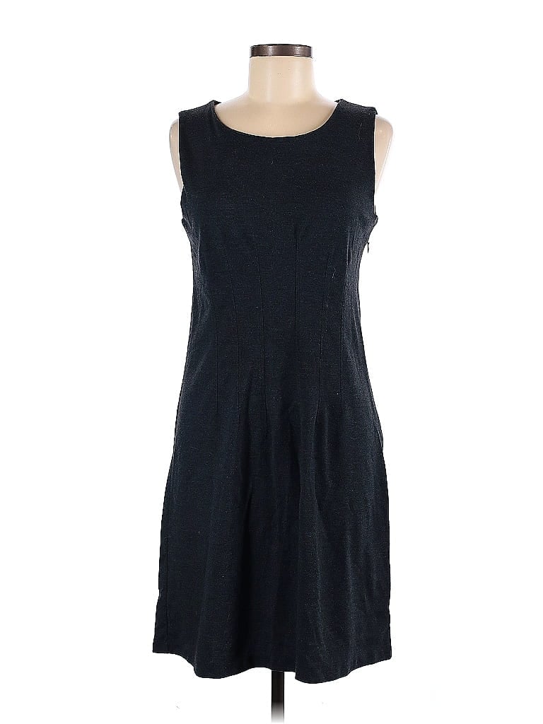 Merona Solid Marled Black Casual Dress Size M - photo 1