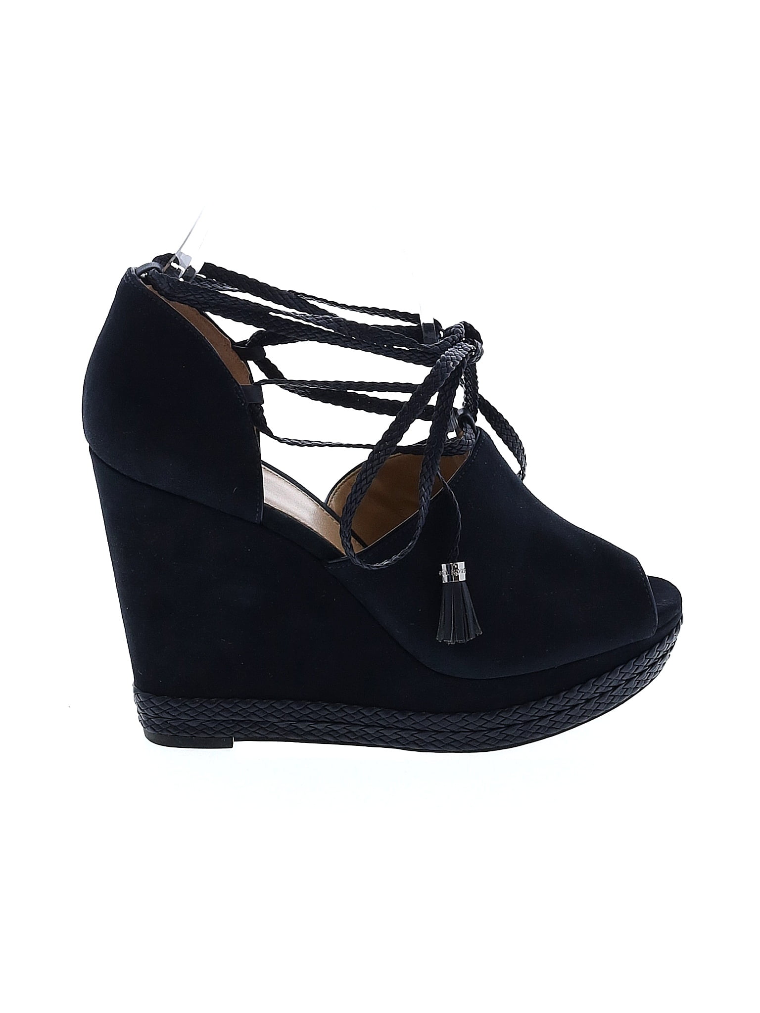 michael kors black wedges