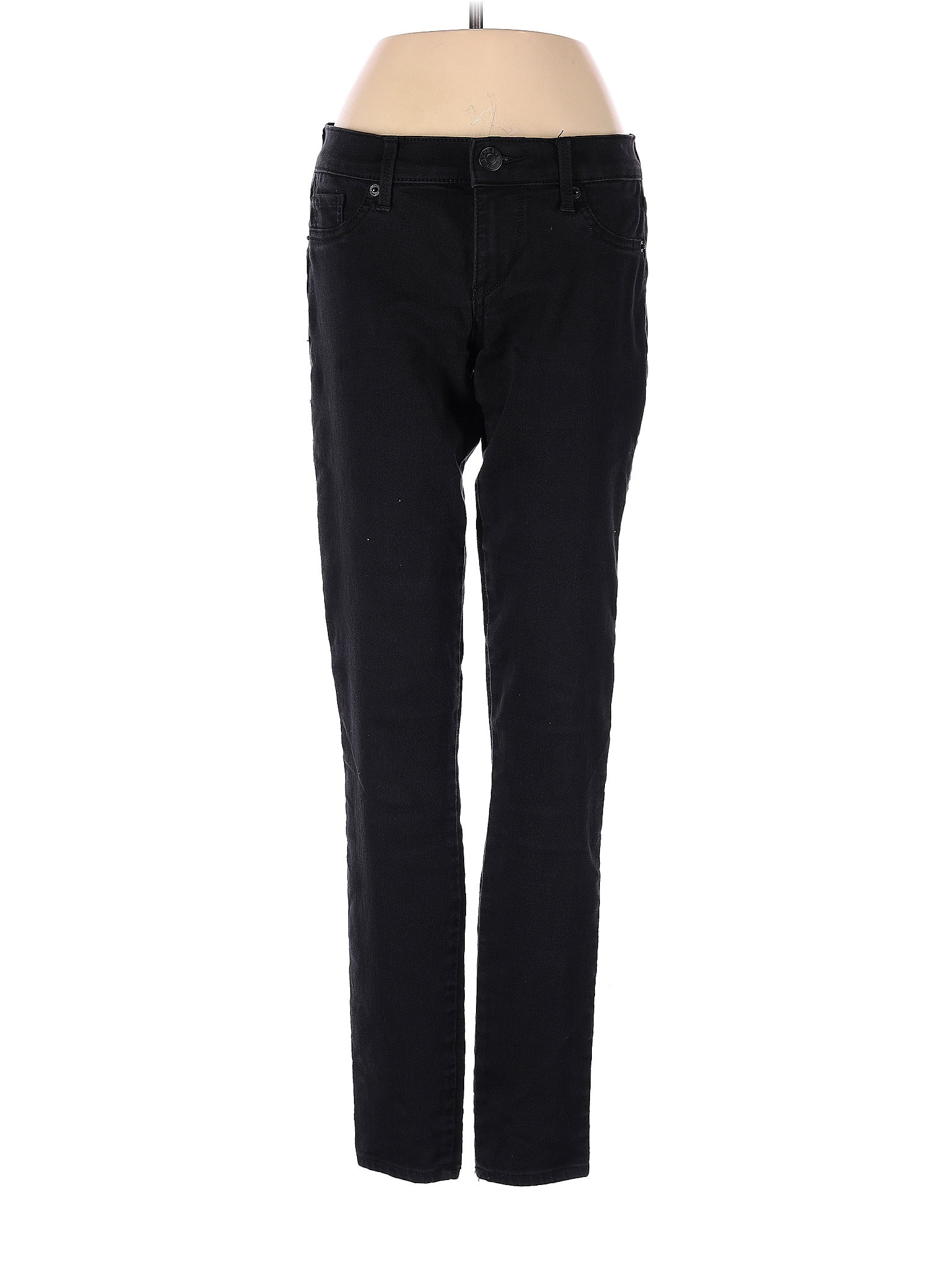Express Jeans Solid Black Jeans Size 2 - 75% off | thredUP