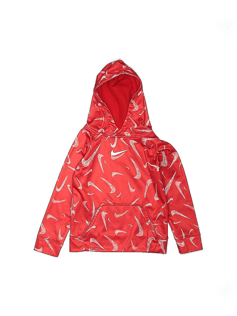 mens red nike pullover hoodie
