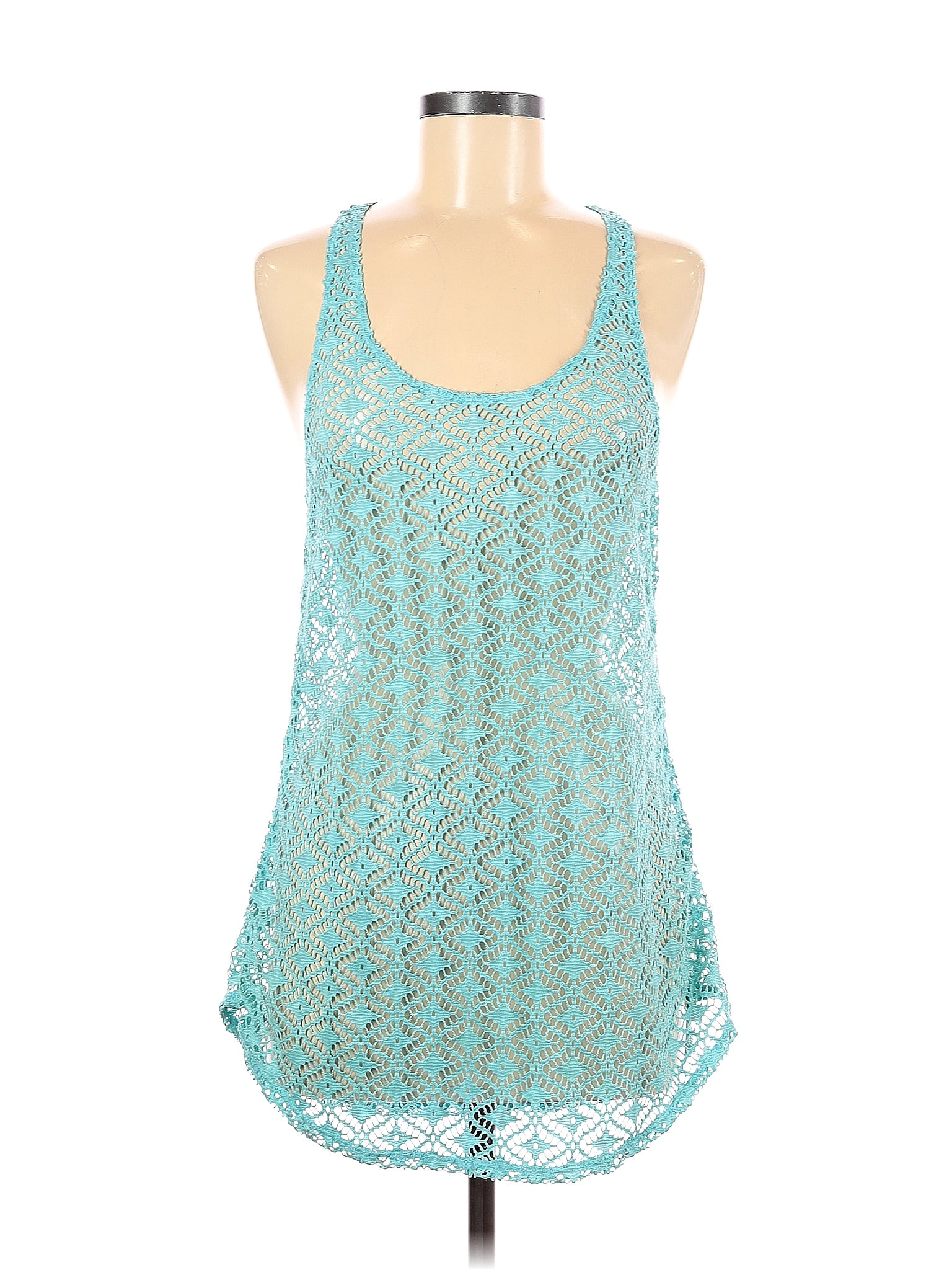 Miken Swim 100% Polyester Blue Teal Swimsuit Cover Up Size M - 60% off ...