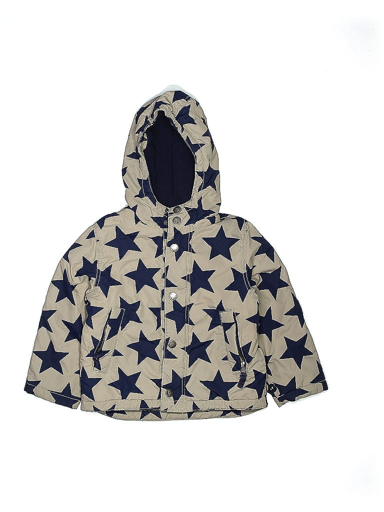 Mini Boden 100 Nylon Stars Blue Raincoat Size 3 4 56 off thredUP