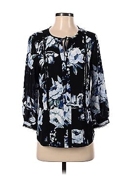 Karl Lagerfeld Paris Long Sleeve Blouse (view 1)