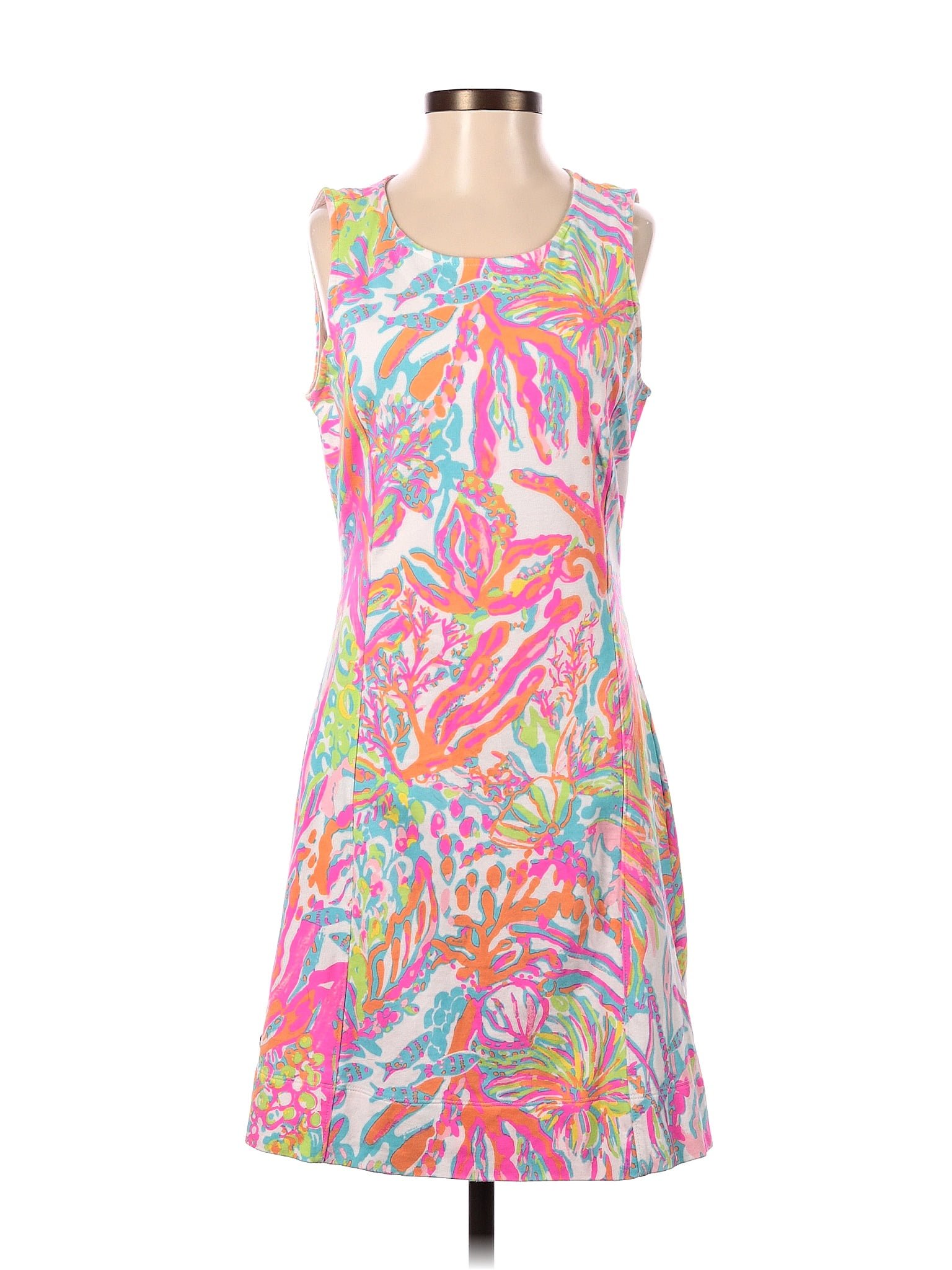 Lilly Pulitzer Multi Color Pink Casual Dress Size S 67 Off Thredup