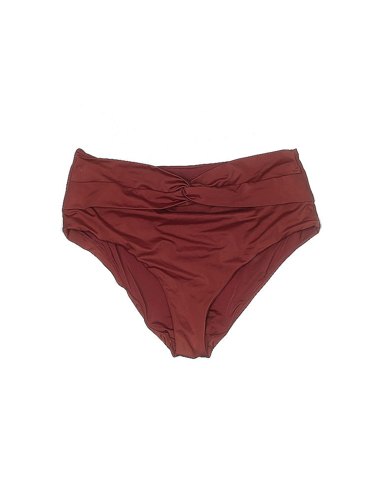 Andie Solid Burgundy Swimsuit Bottoms Size Xl 64 Off Thredup