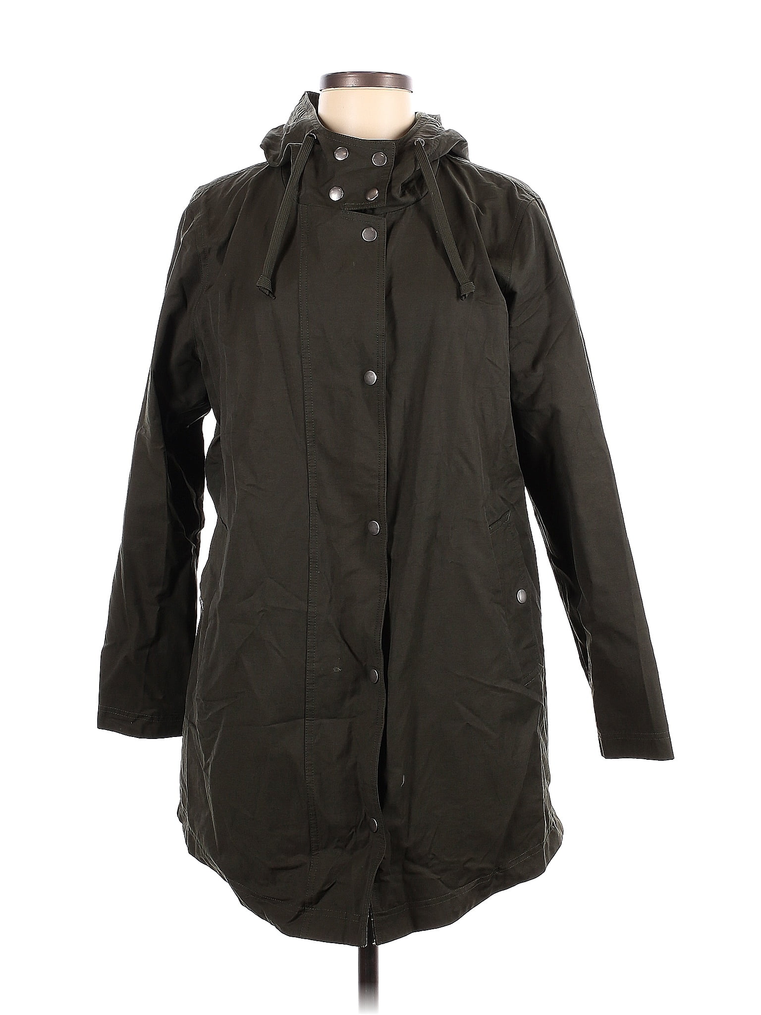 Style Co Womens Camoflauge Twill Jacket Green Size Medium main image 0