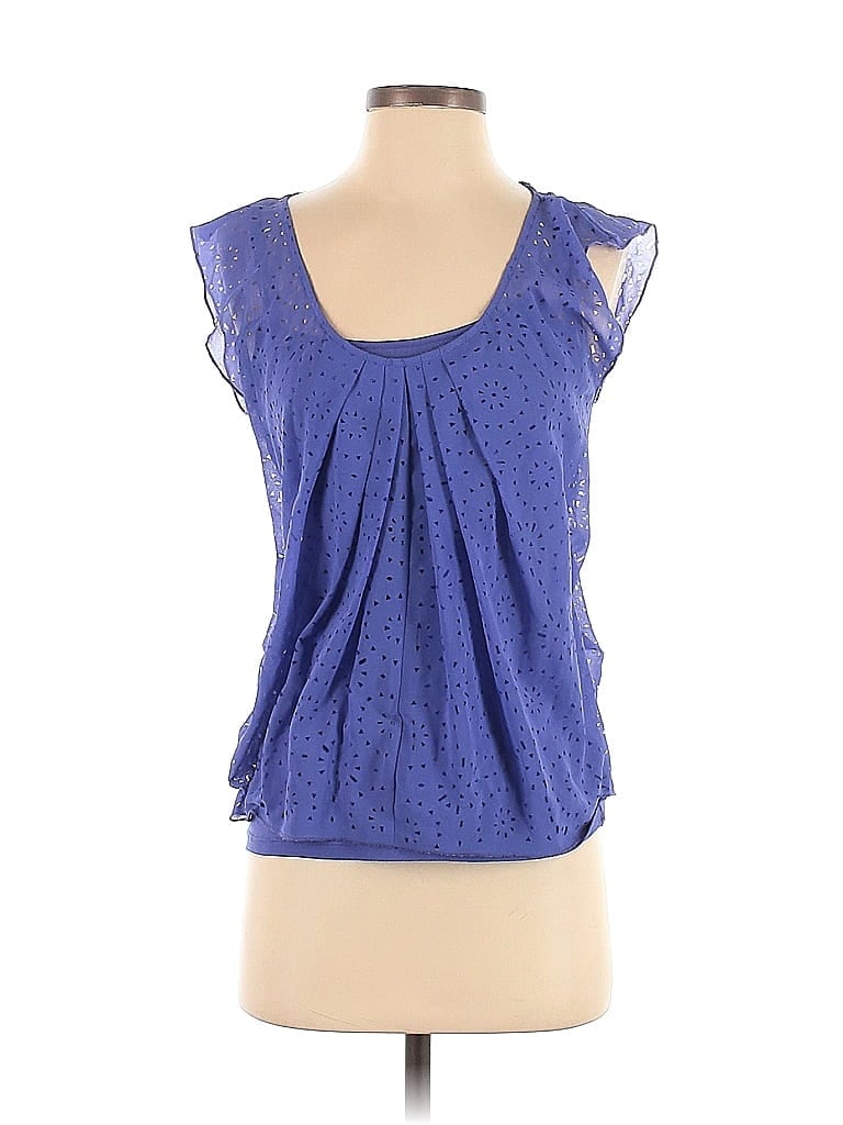 Jessica Simpson 100% Polyester Blue Sleeveless Blouse Size S - photo 1