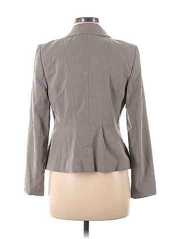 Ann taylor grey clearance blazer