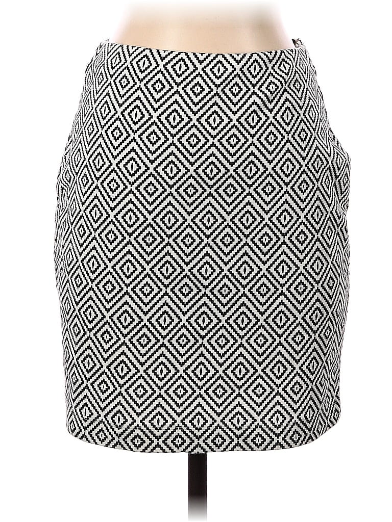 Sussan Houndstooth Argyle Chevron herringbone Graphic Gray Formal Skirt Size XS 90 off ThredUp