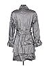 Worth 100% Linen Silver Trenchcoat Size M - photo 2