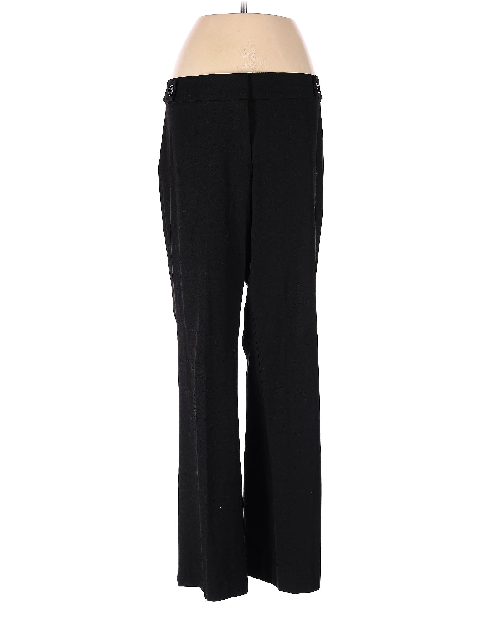 Ann Taylor LOFT Solid Black Dress Pants Size 4 (Petite) 73 off thredUP