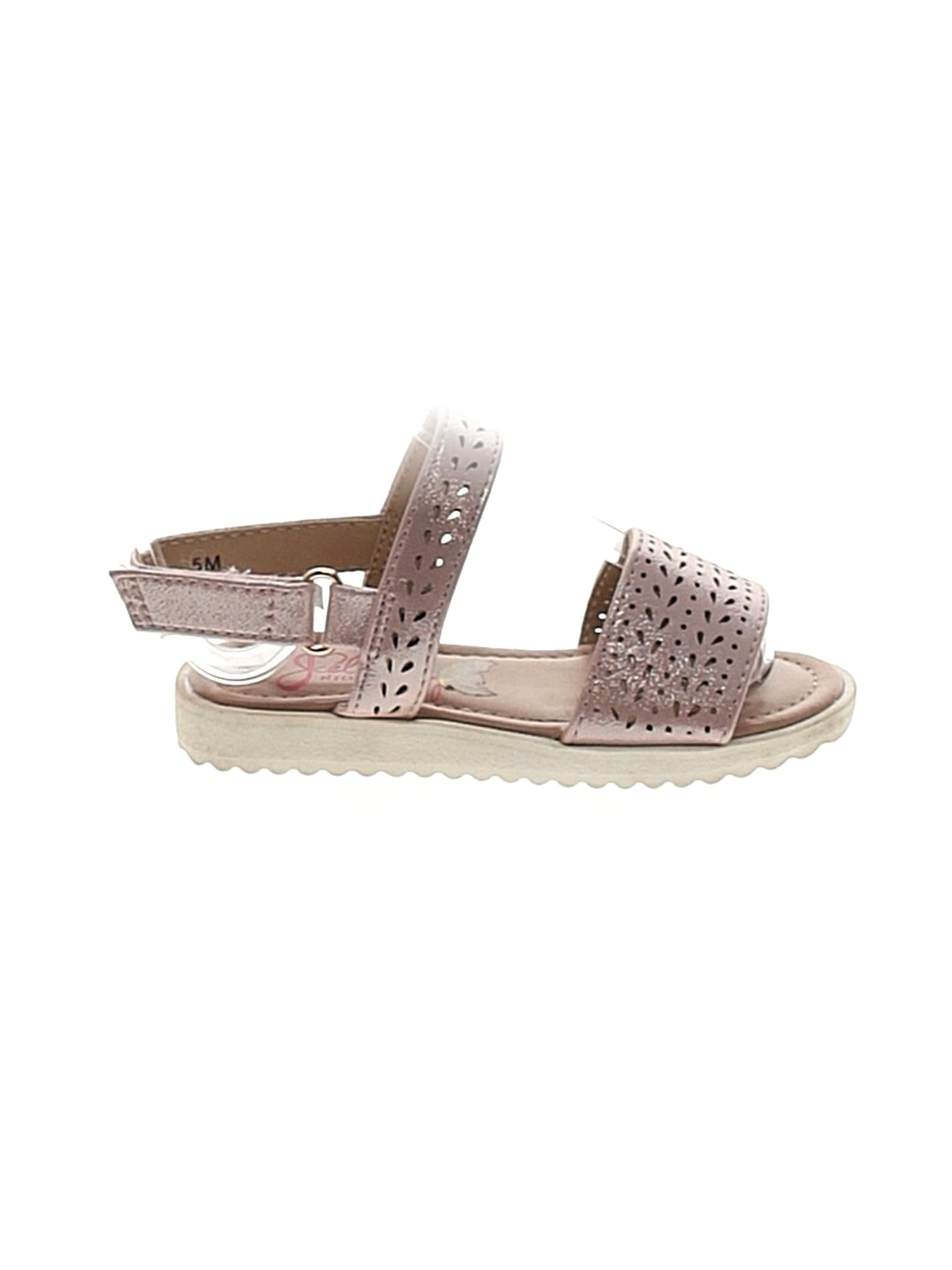 Jellypop Solid Brown Pink Flip Flops Size 5 0 off thredUP