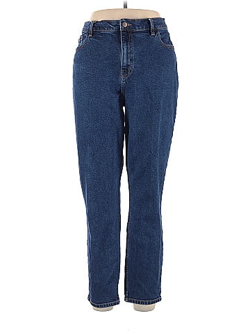 Fashion Nova Solid Blue Jeans Size 1X (Plus) - 36% off
