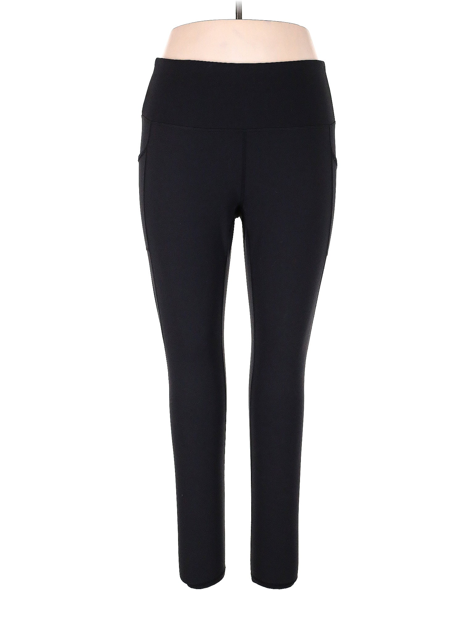 RBX Black Active Pants Size 1X (Plus) - 64% off