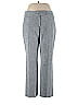 Investments Houndstooth Marled Tweed Chevron-herringbone Gray Dress Pants Size 12 - photo 1