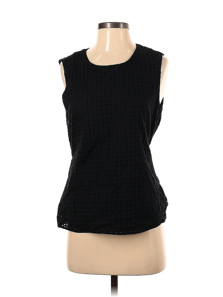 Amour Vert 100% Cotton Black Sleeveless Blouse Size XS - photo 1