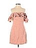 Saylor 100% Linen Pink Cocktail Dress Size XS - photo 1