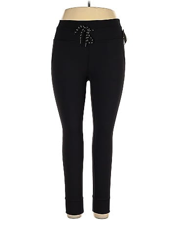 Avalanche Solid Black Leggings Size XL - 50% off