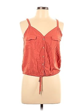 Crave Fame By Almost Famous Sleeveless Button-Down Shirt (view 1)