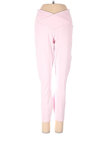 Fabletics Solid Pink Leggings Size L - 56% off