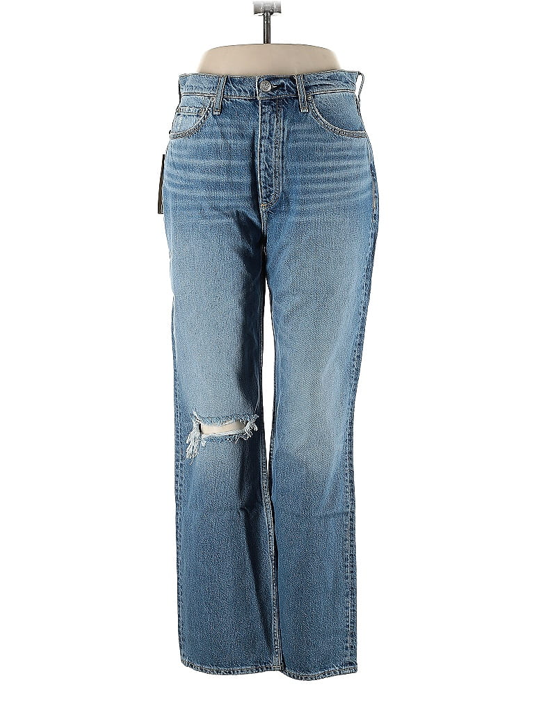 Rag & Bone Solid Blue Jeans 30 Waist - 76% off | thredUP