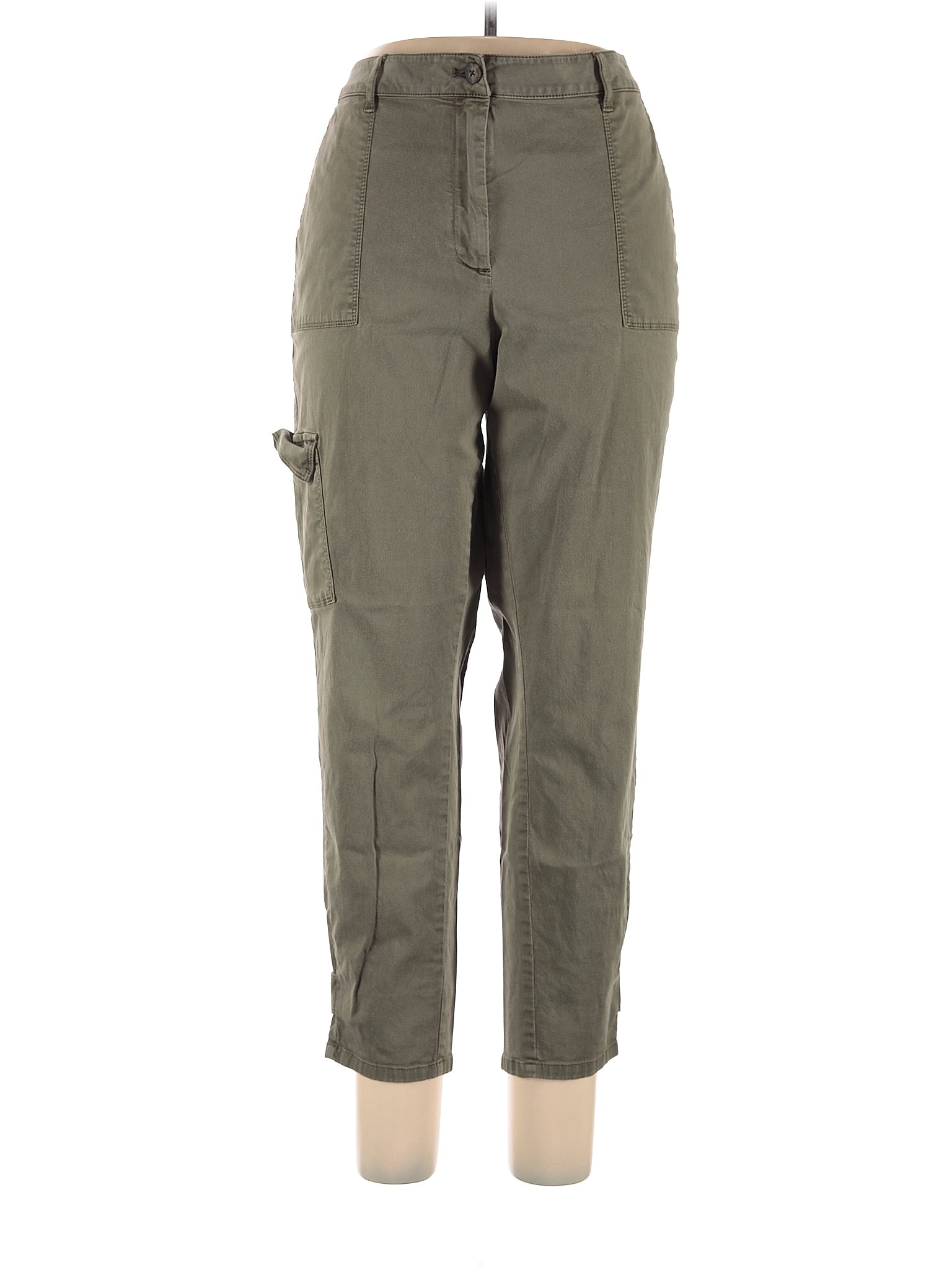 j-jill-solid-green-cargo-pants-size-18-plus-59-off-thredup