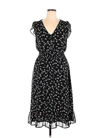 Dress Casual Midi By Lucky Brand Size: L