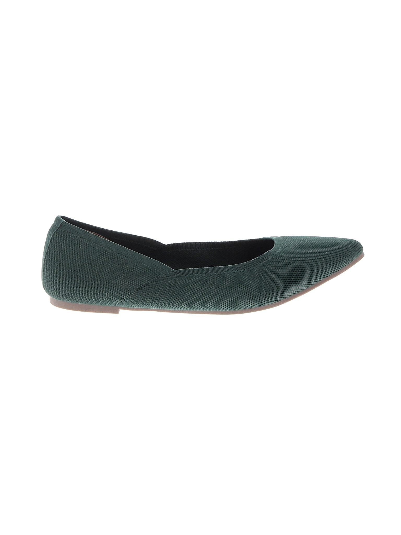 Cynthia Rowley Solid Green Flats Size 10 74 off thredUP