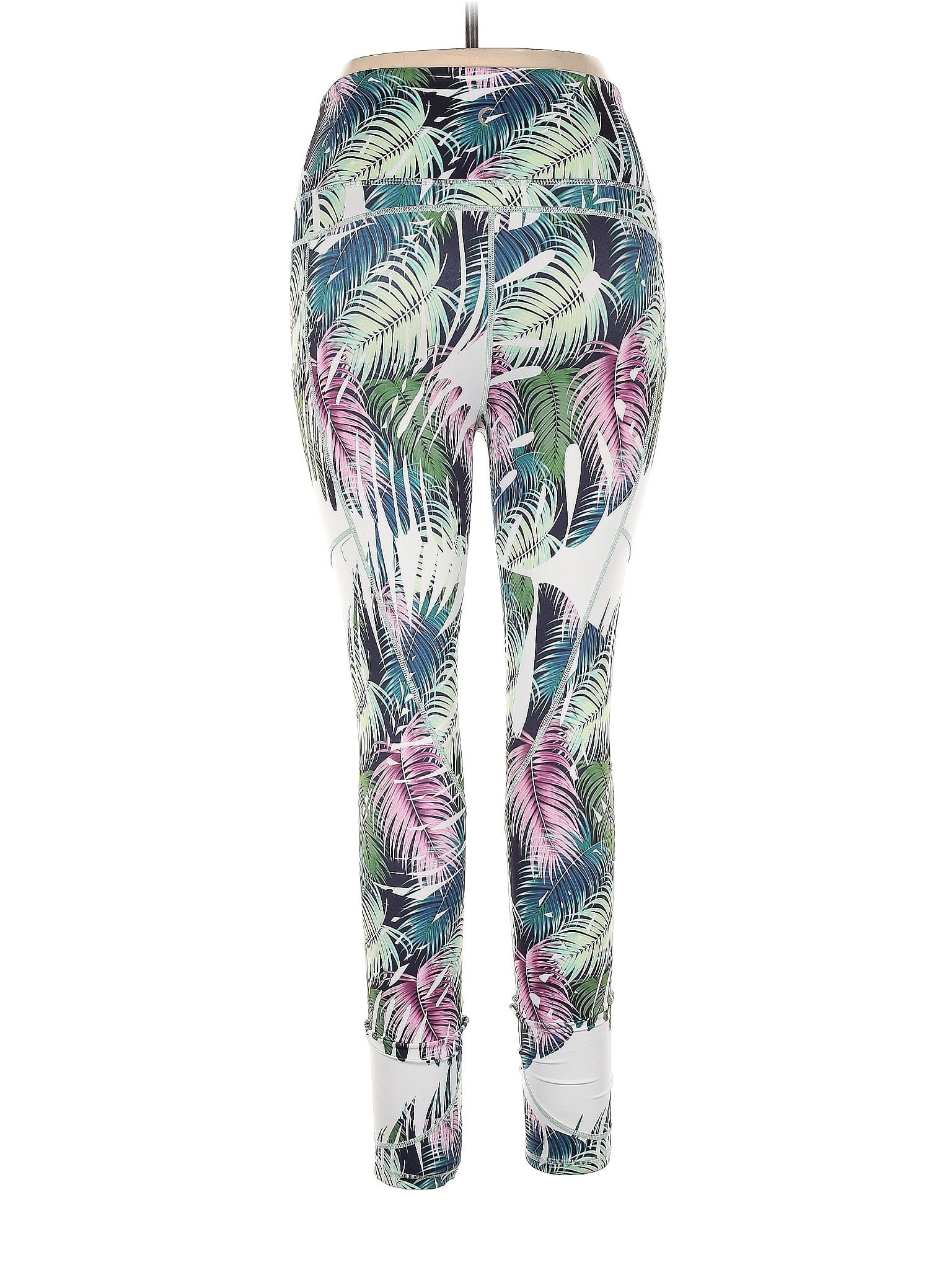 Zyia Active Light N Tight Floral Active Wear Leggings Size Medium Womens New