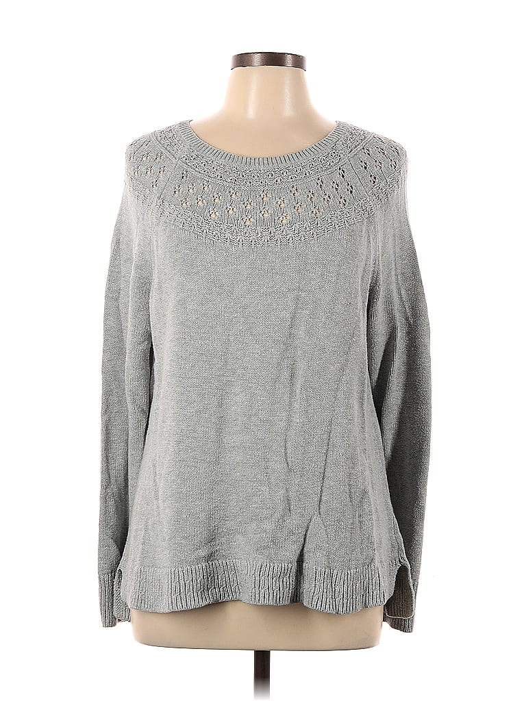 Oscar De La Renta Men's Pullover Sweater Knit Crew Neck Size XL Long