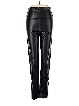 Everbellus Black Faux Leather Leggings High Waist Pants for Women