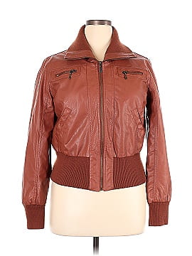 New York Yoki Collection Faux Leather Jacket (view 1)