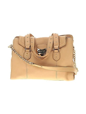 Aimee Kestenberg 100 Leather Solid Tan Leather Satchel One Size