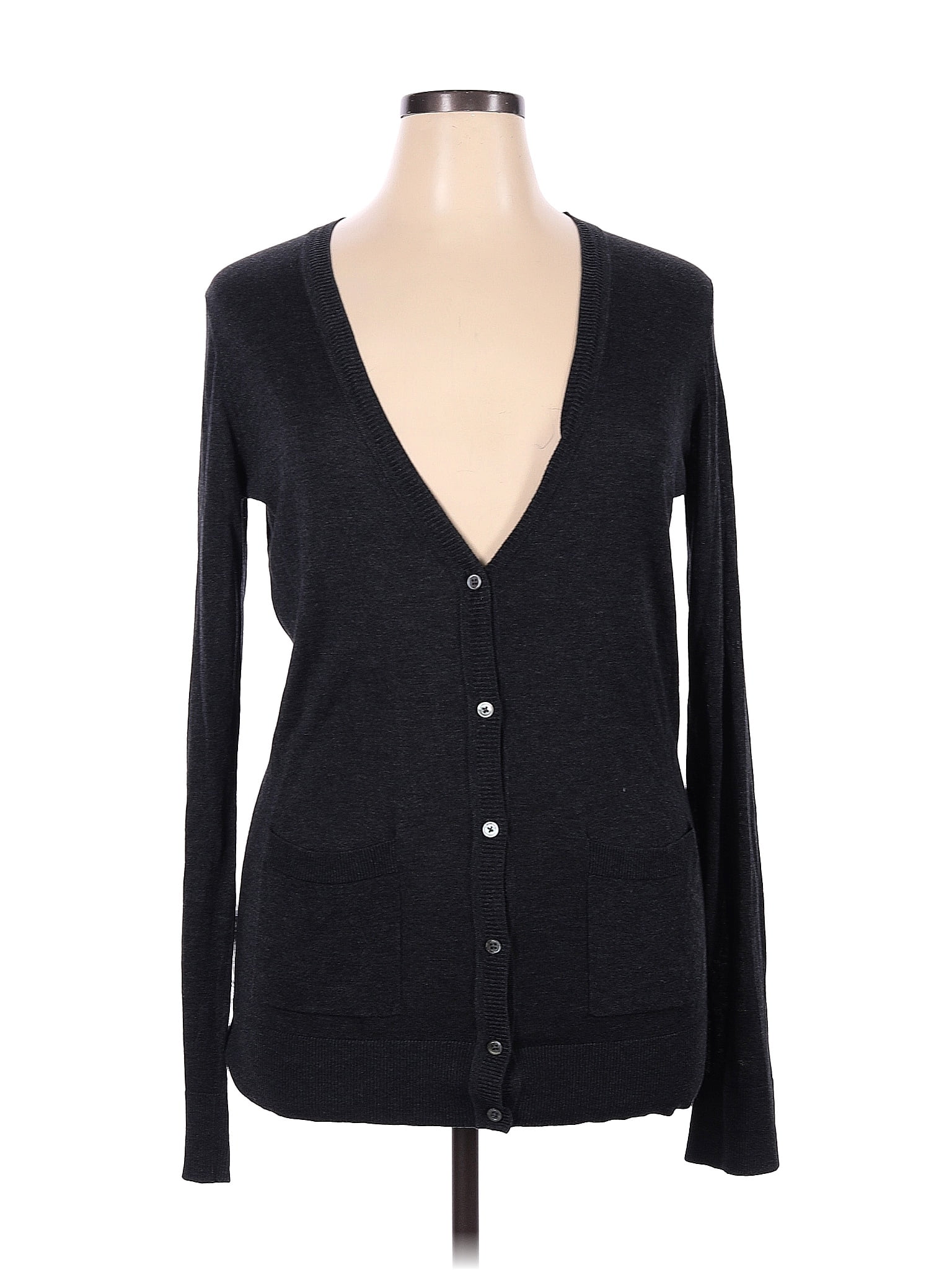 41hawthorn Color Block Solid Black Cardigan Size Xl 69 Off Thredup 8376