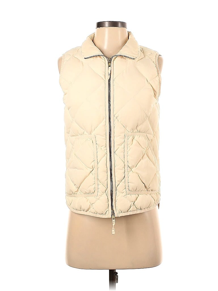 Pre-owned J.crew Factory Store Vest In White