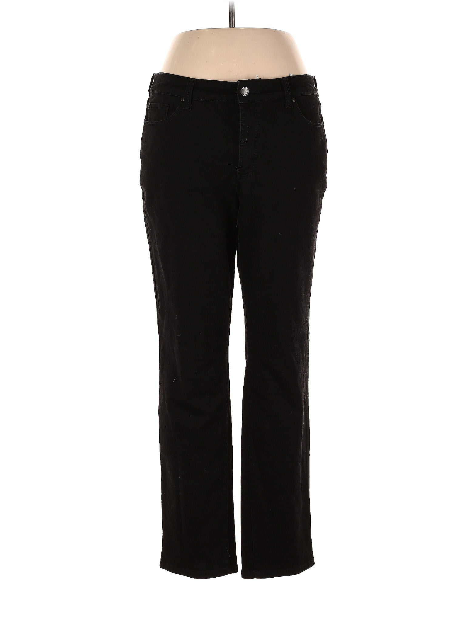 Charter Club Solid Black Jeans Size 12 - 67% off | thredUP