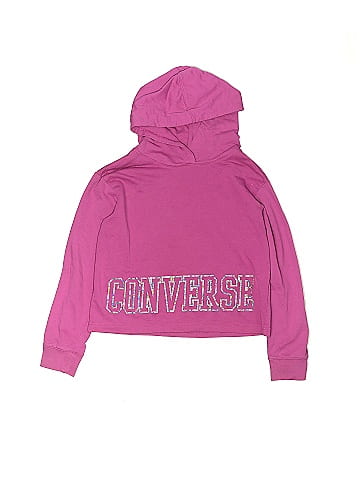 Converse Marled Pink Pullover Hoodie Size 12 13 72 off ThredUp