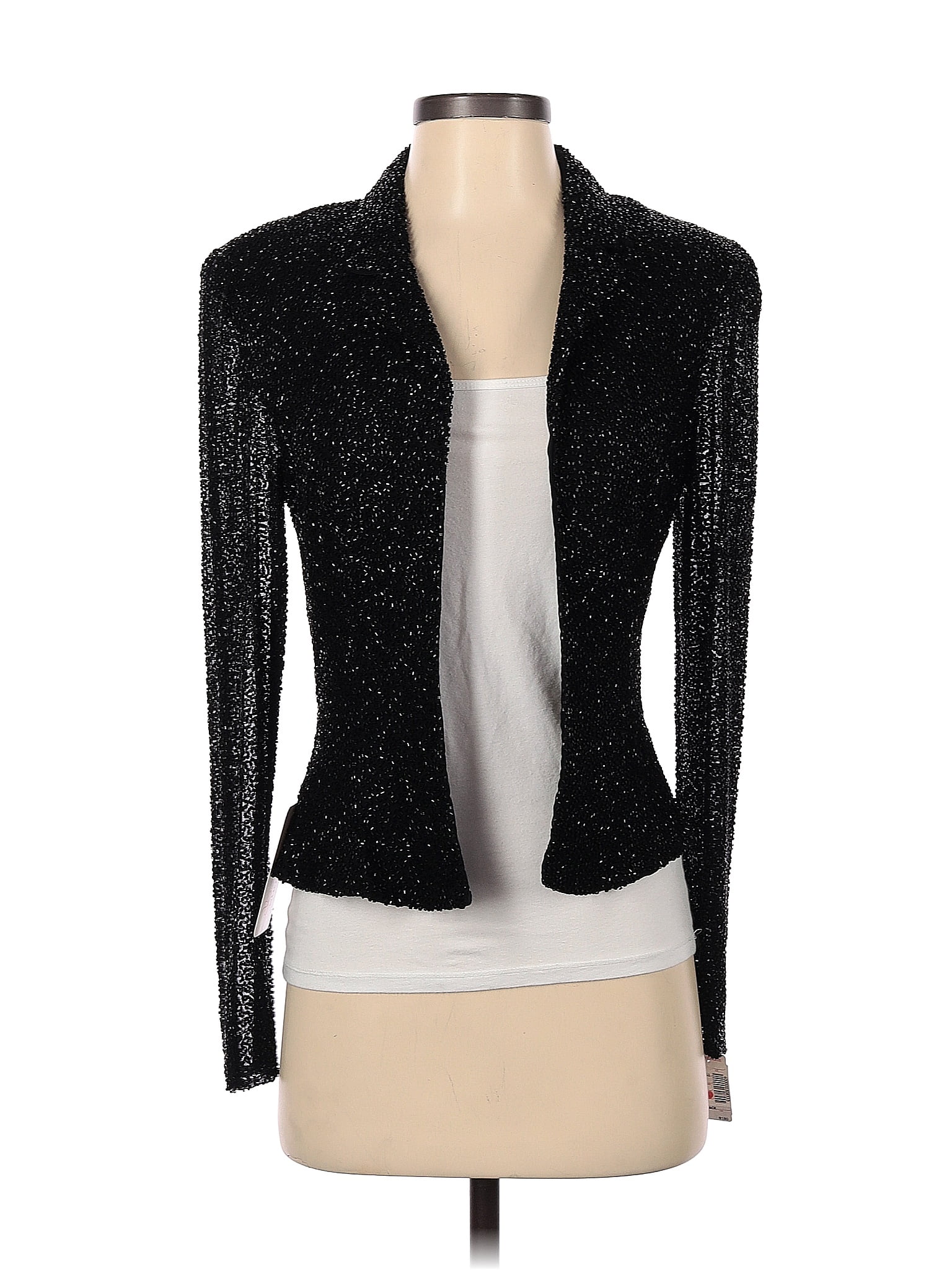 Cecily Brown 100% Silk Black Jacket Size S - 70% off | thredUP