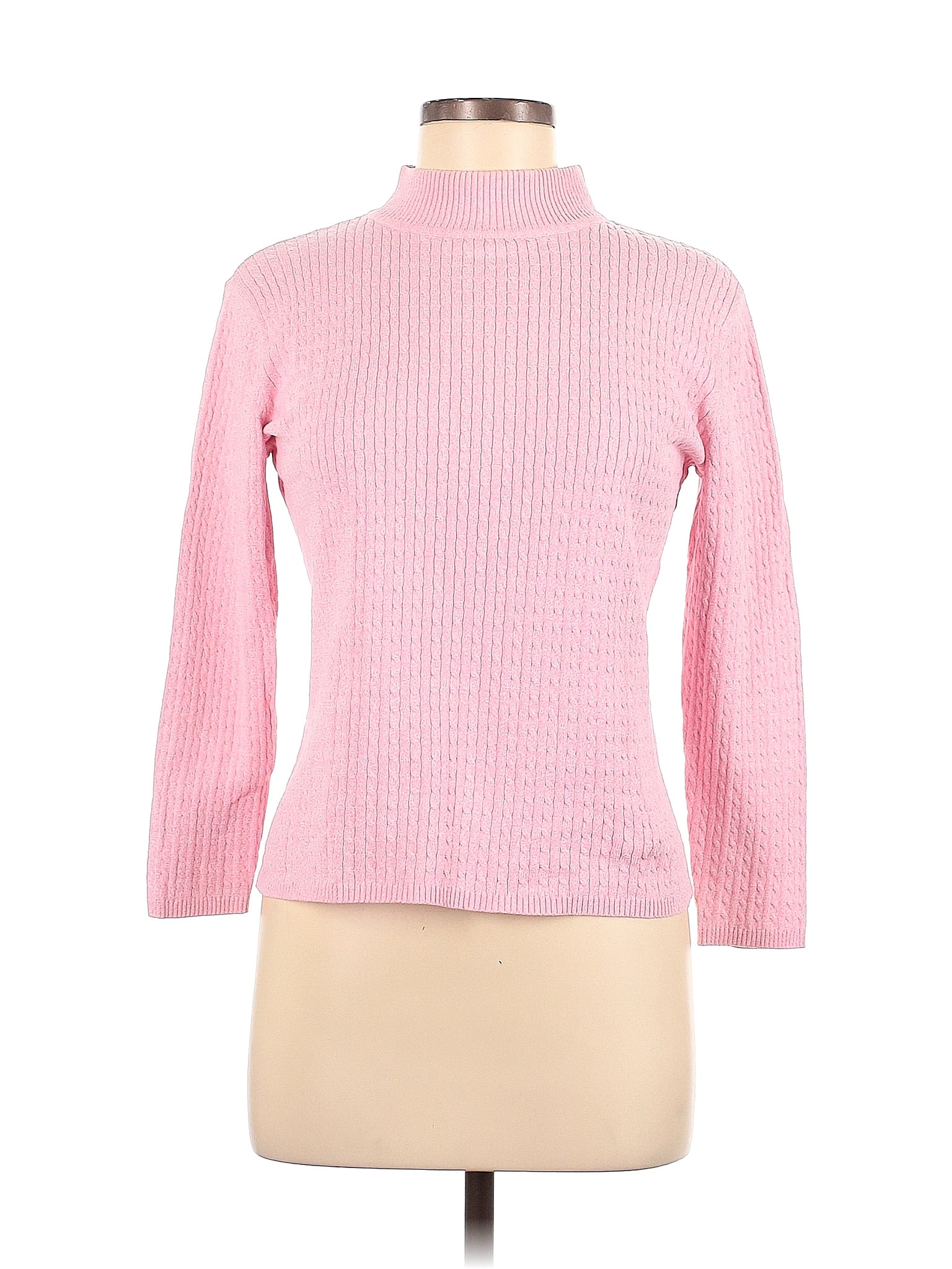 Karen Scott Womens Turtleneck Sweater Red Size X Small