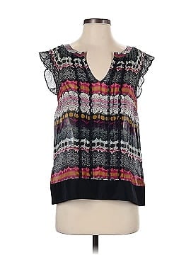 Odille Short Sleeve Silk Top (view 1)