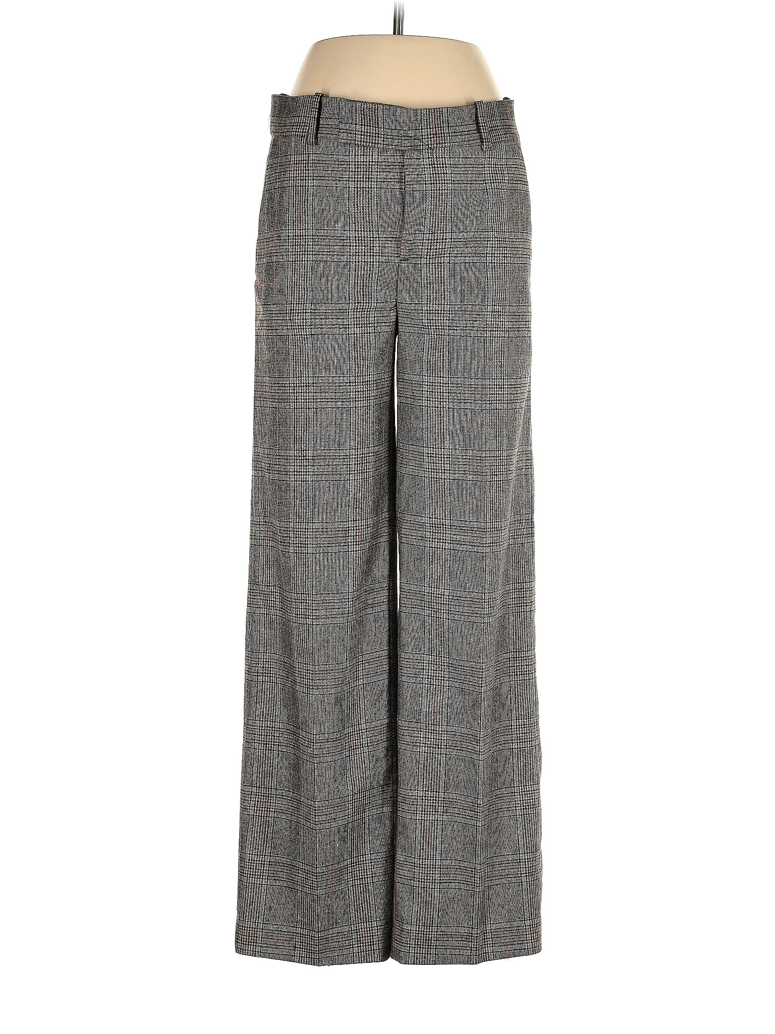 Zara Plaid Gray Casual Pants Size S 48 off thredUP