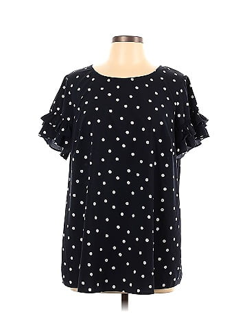 lane bryant polka dot shirt