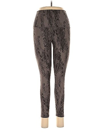 Evolution and Creation 100% Polyester Snake Print Gray Active Pants Size M  - 26% off